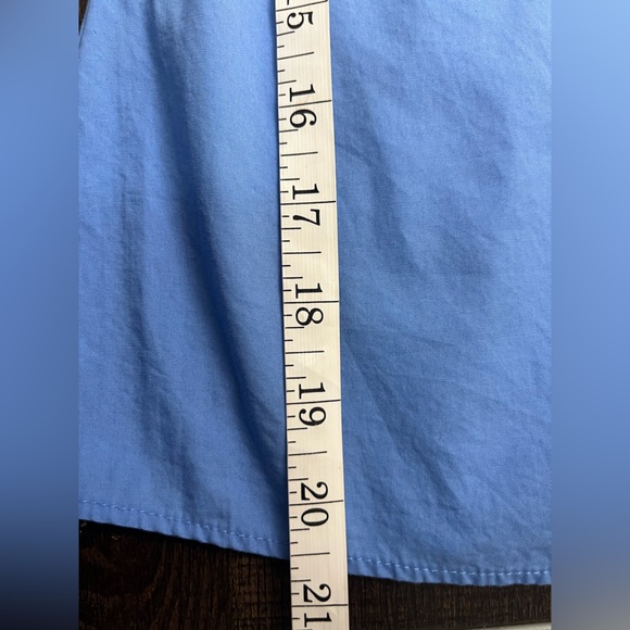 Zara Blue Off Shoulder Puff Sleeve Top medium - Picture 6 of 9